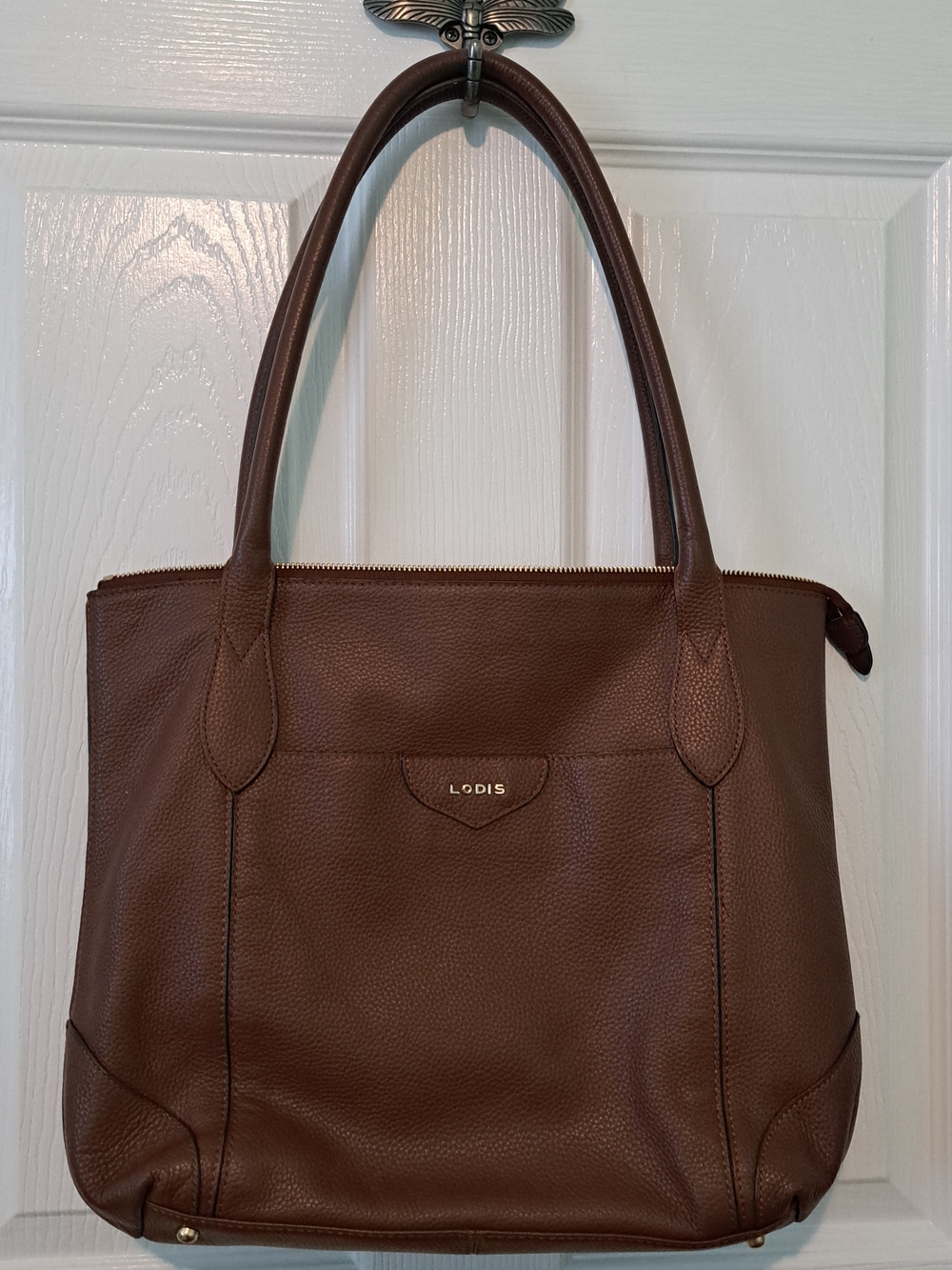 Lodis Sierra Leather Tote Bag